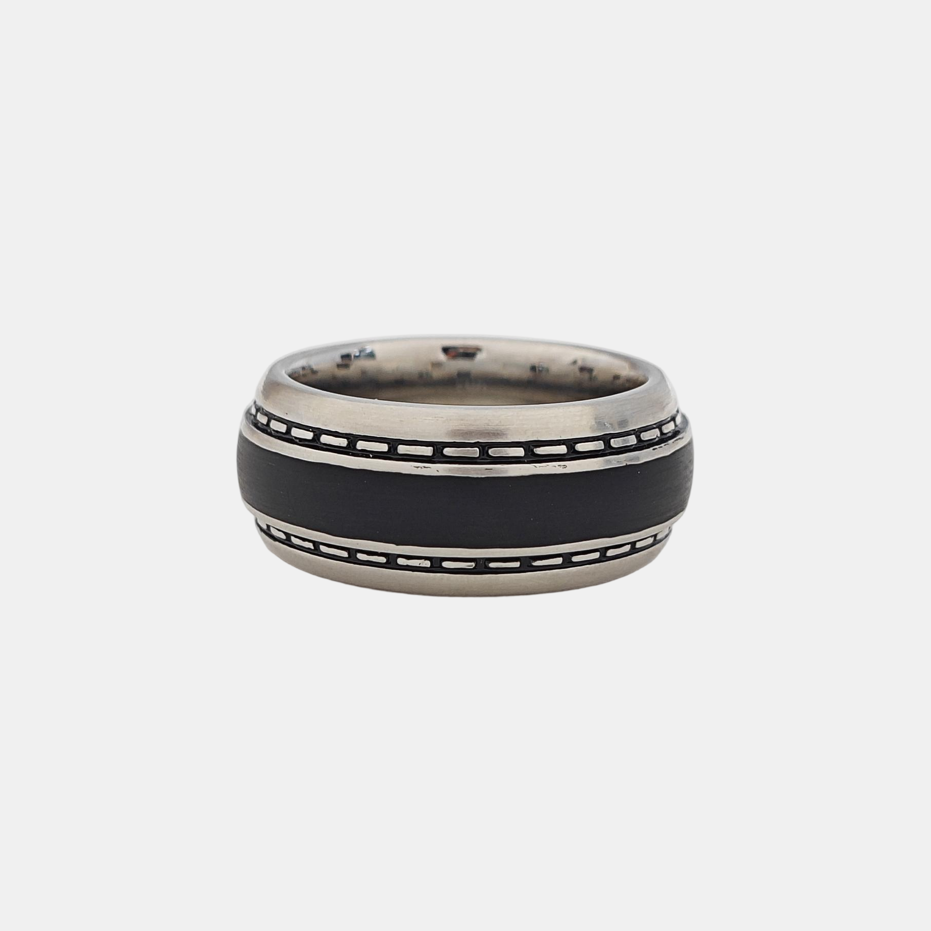Stainless Steel Silver Ring EU 63