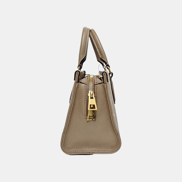 ONTHEGO EAST WEST PM Monogram Calfskin Gray
