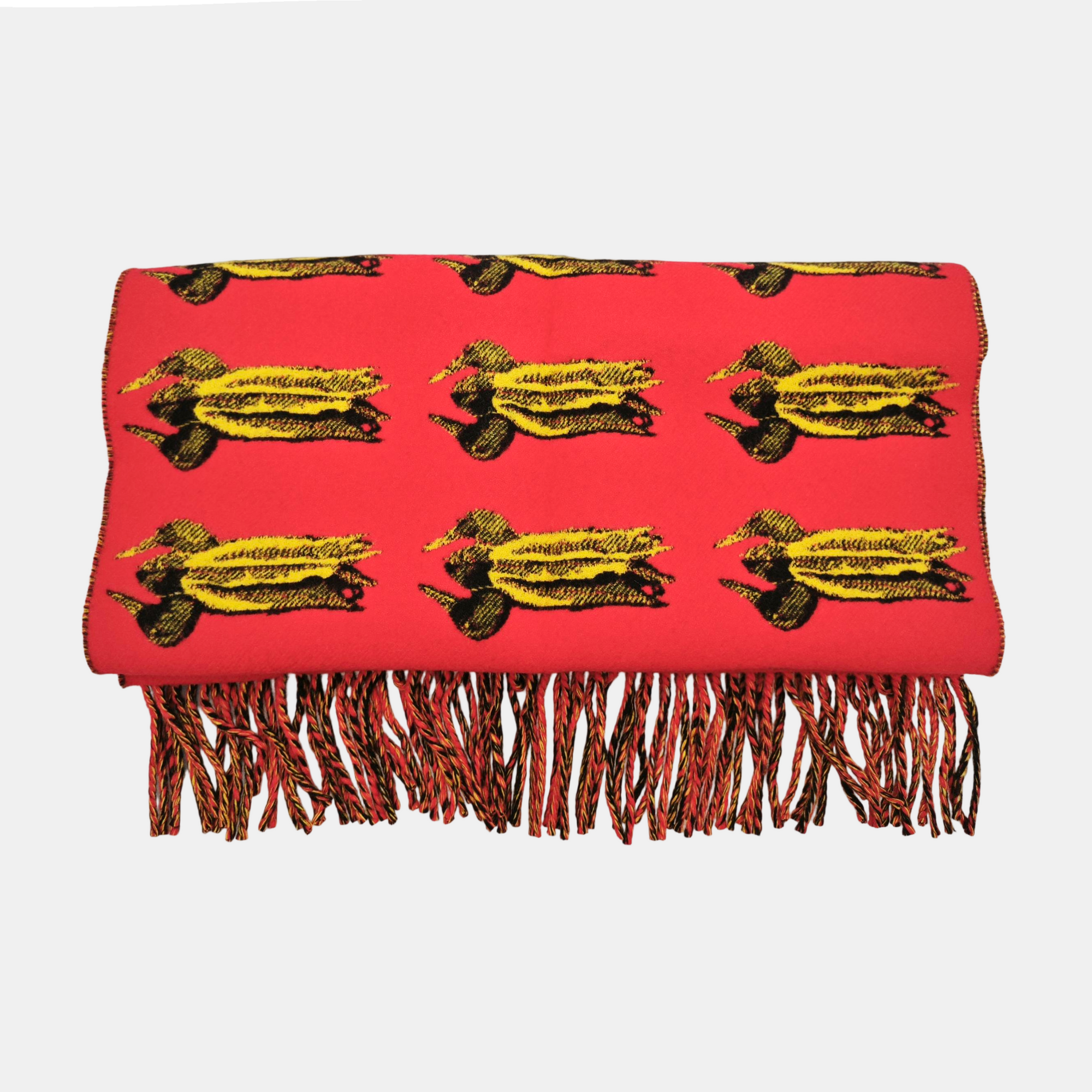 Wool Scarf Red