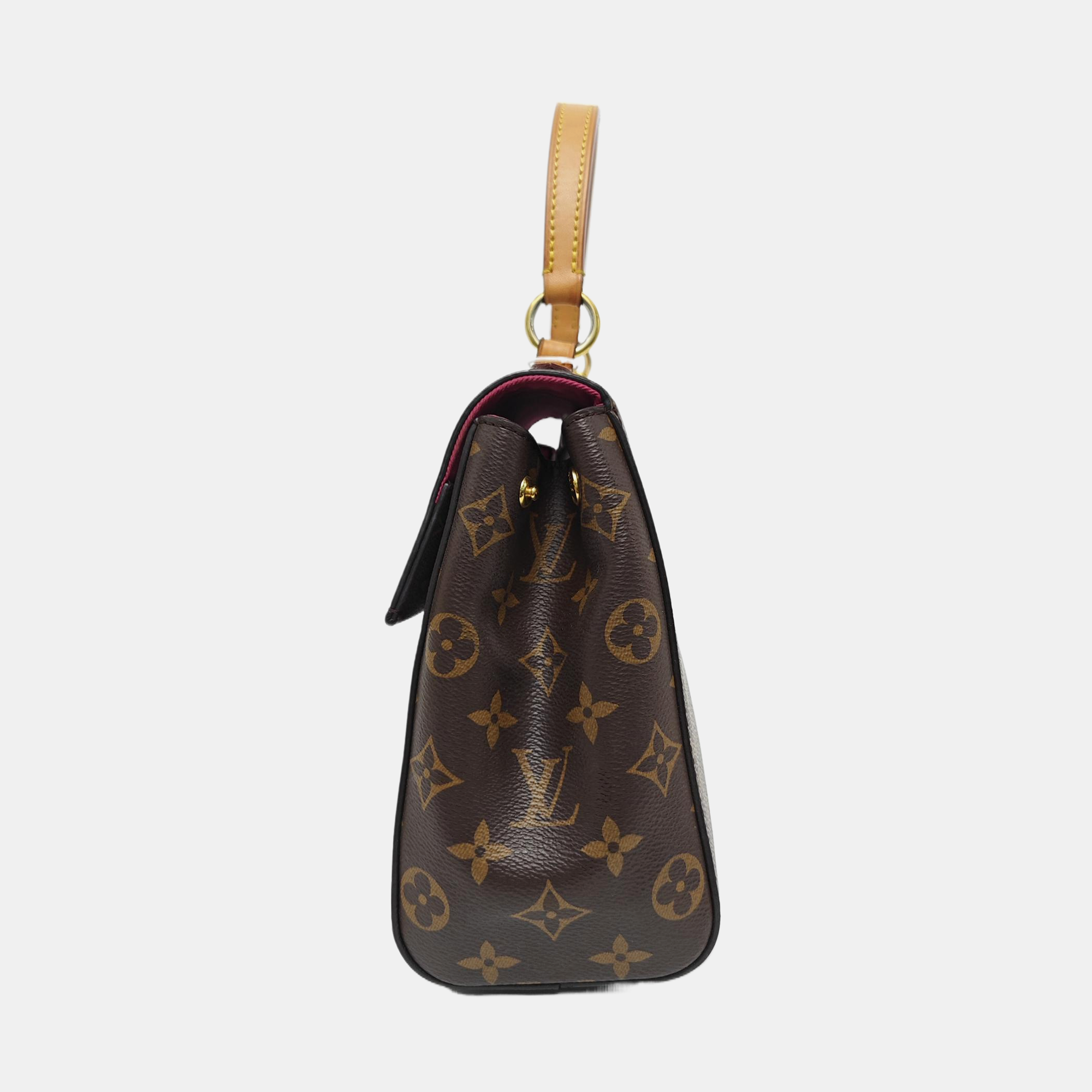 CLUNY PM Monogram Coated Canvas Brown