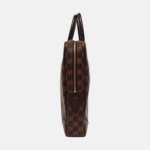 PORTE-DOCUMENTS Damier Ebene Coated Canvas Brown