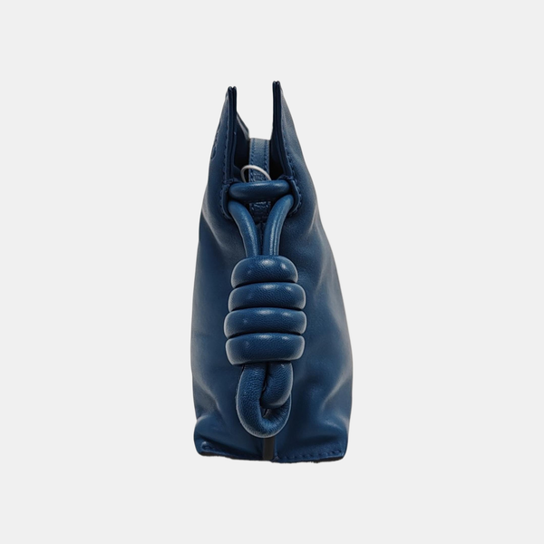 Authenticated pre-owned  Flamenco Calfskin Blue - Shoulder Bag at Looply