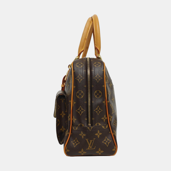 MANHATTAN GM Monogram Coated Canvas Brown