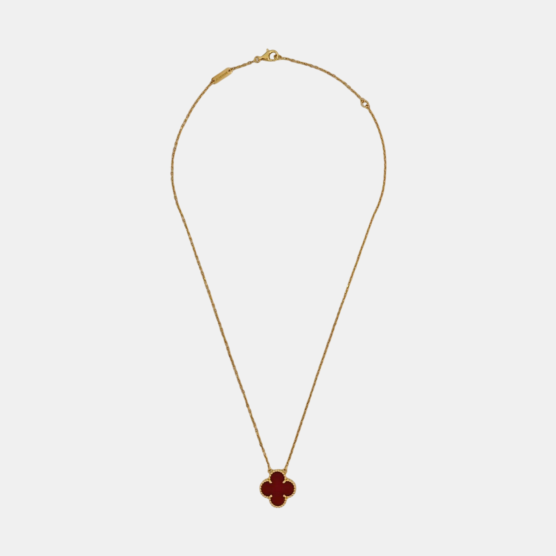 Vintage Alhambra 18k Gold Necklace