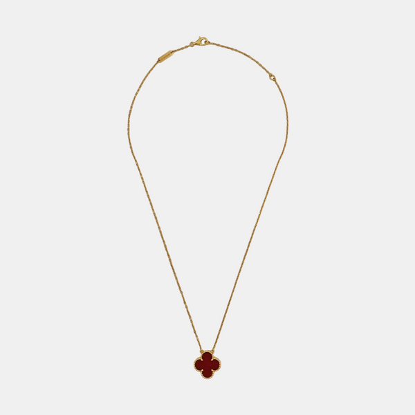 Vintage Alhambra 18k Gold Necklace