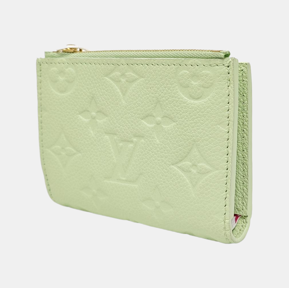 Monogram Calfskin Wallet Green