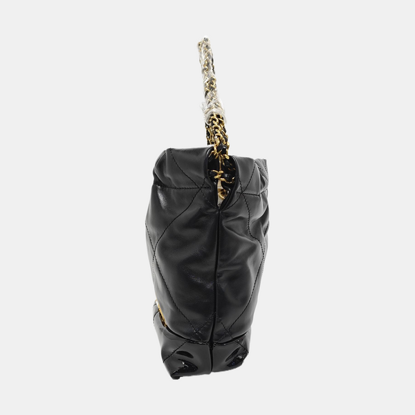 CHANEL 22 Mini Quilted Calfskin Black