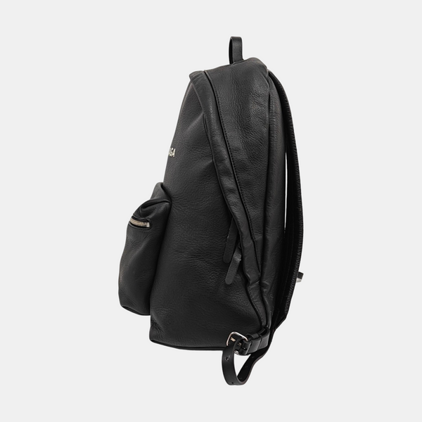 Calfskin Backpack Large Black