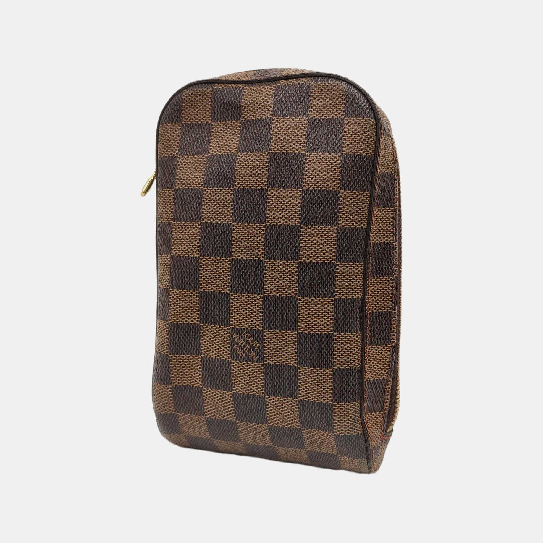 GÉRONIMOS Damier Ebene Coated Canvas Brown