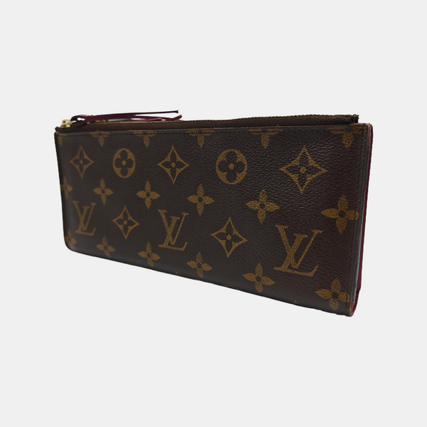 ADÈLE Monogram Coated Canvas Brown Wallet