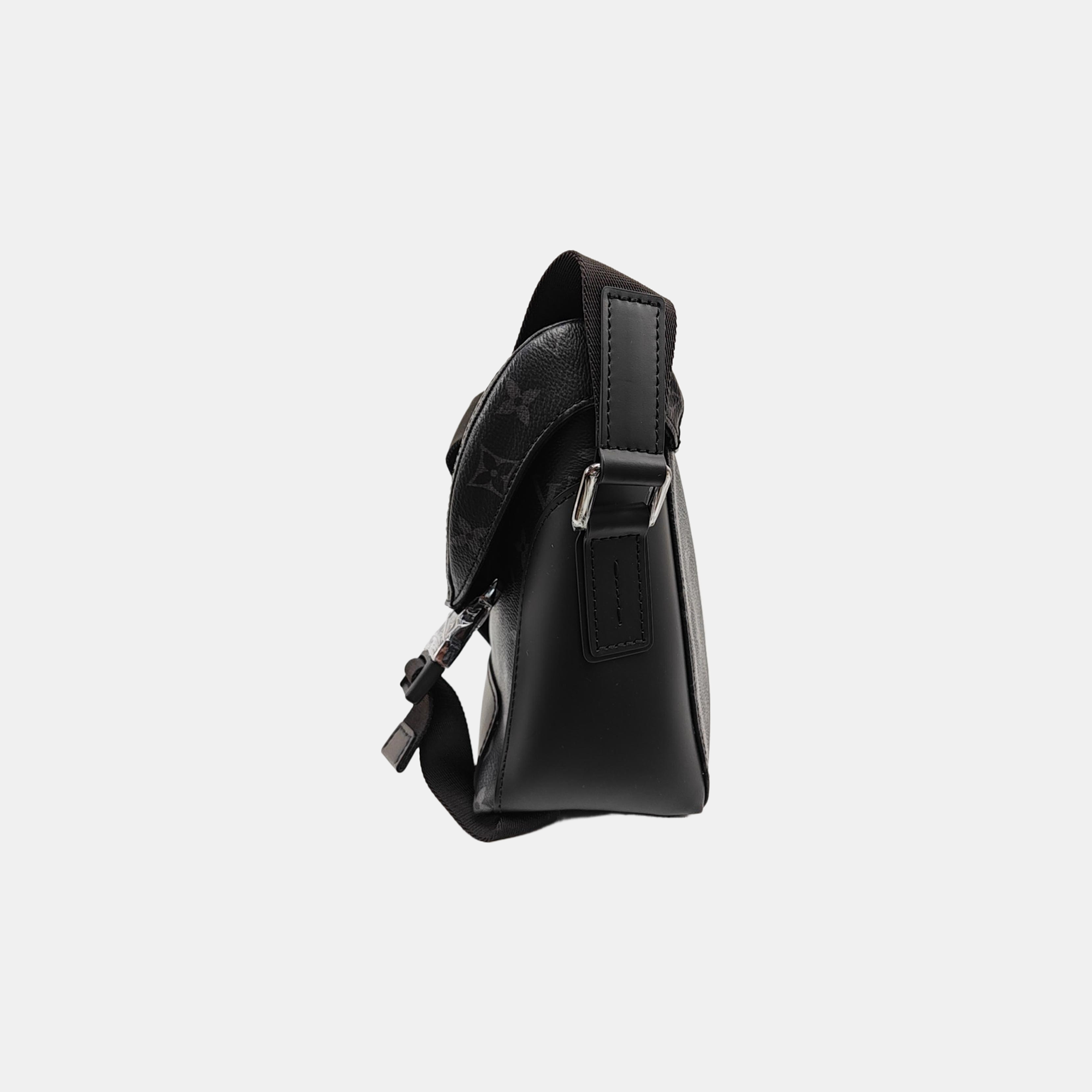 VOYAGER PM Monogram Coated Canvas Black