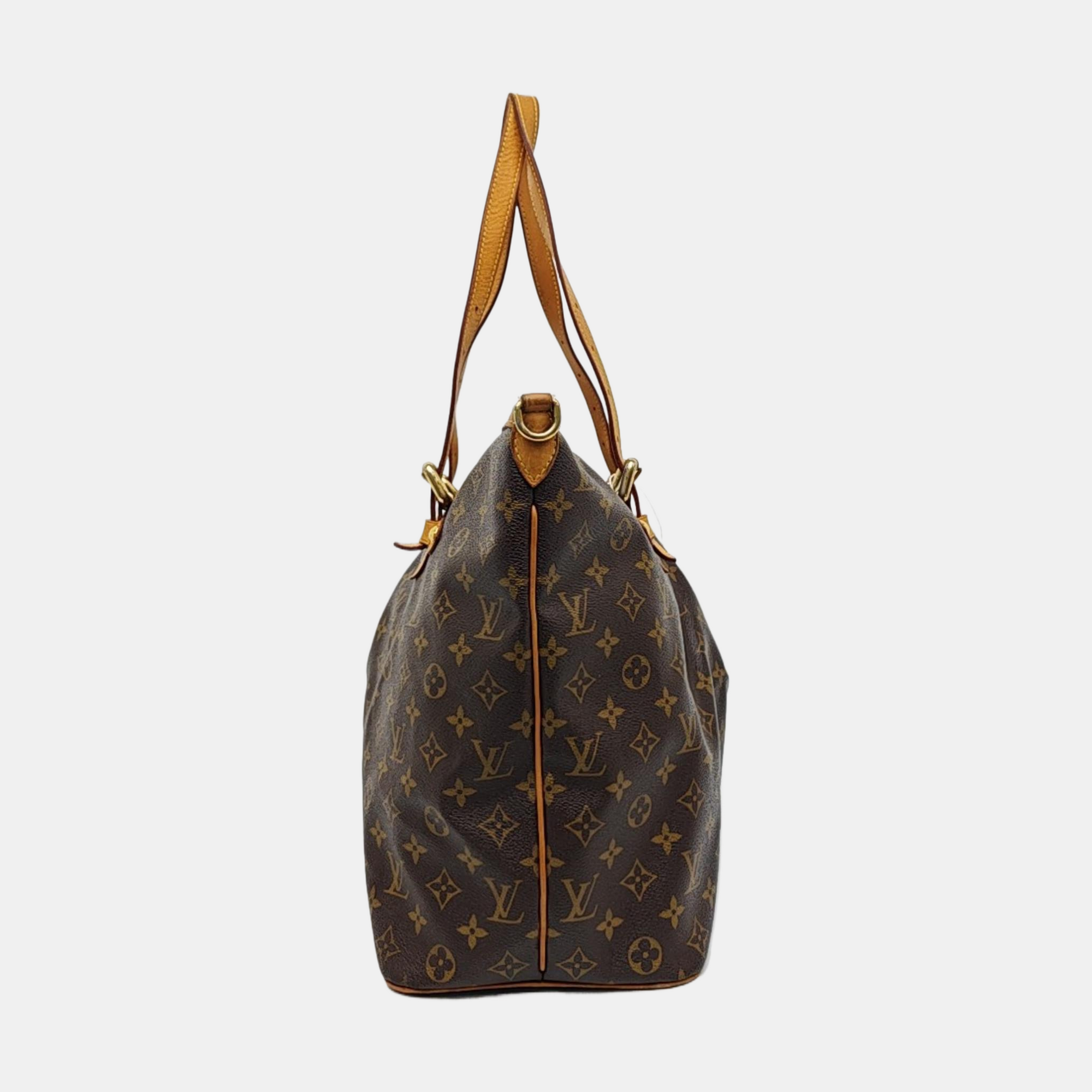 PALERMO GM Monogram Coated Canvas Brown