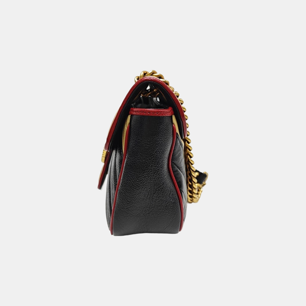 GG Marmont Medium Quilted Calfskin Multicolor