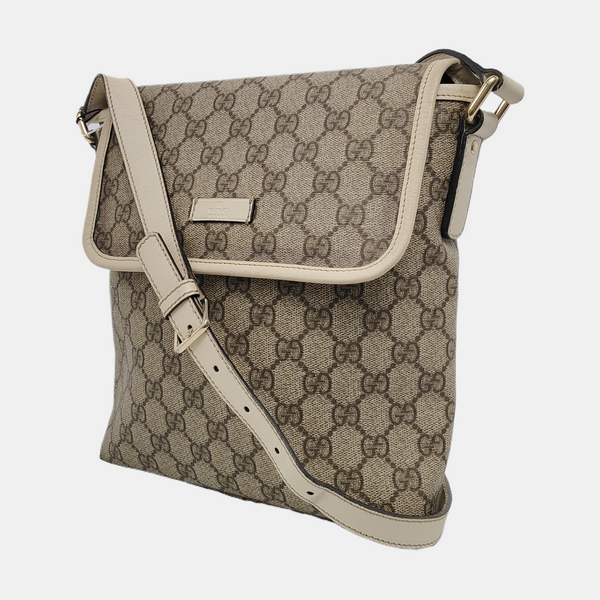 Ligne Shima Monogram Coated Canvas Beige