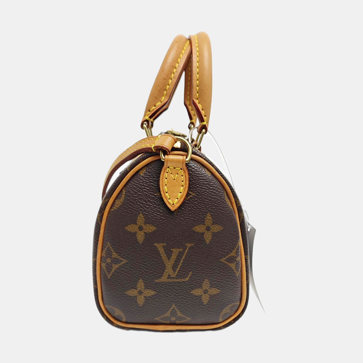 SPEEDY Nano Monogram Coated Canvas Brown