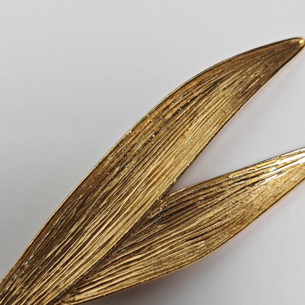 Metal Gold Brooch
