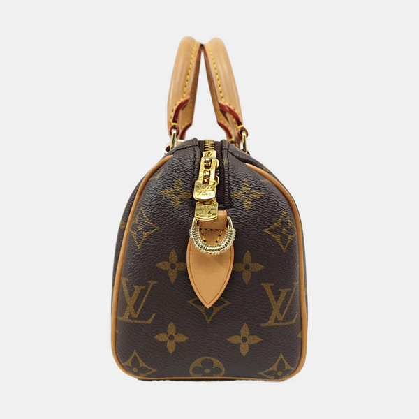 SPEEDY 20 Monogram Coated Canvas Brown