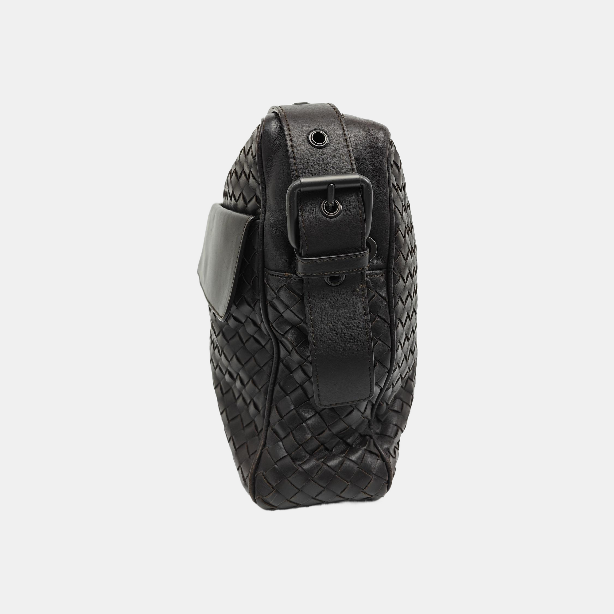 Calfskin Shoulder Bag Brown