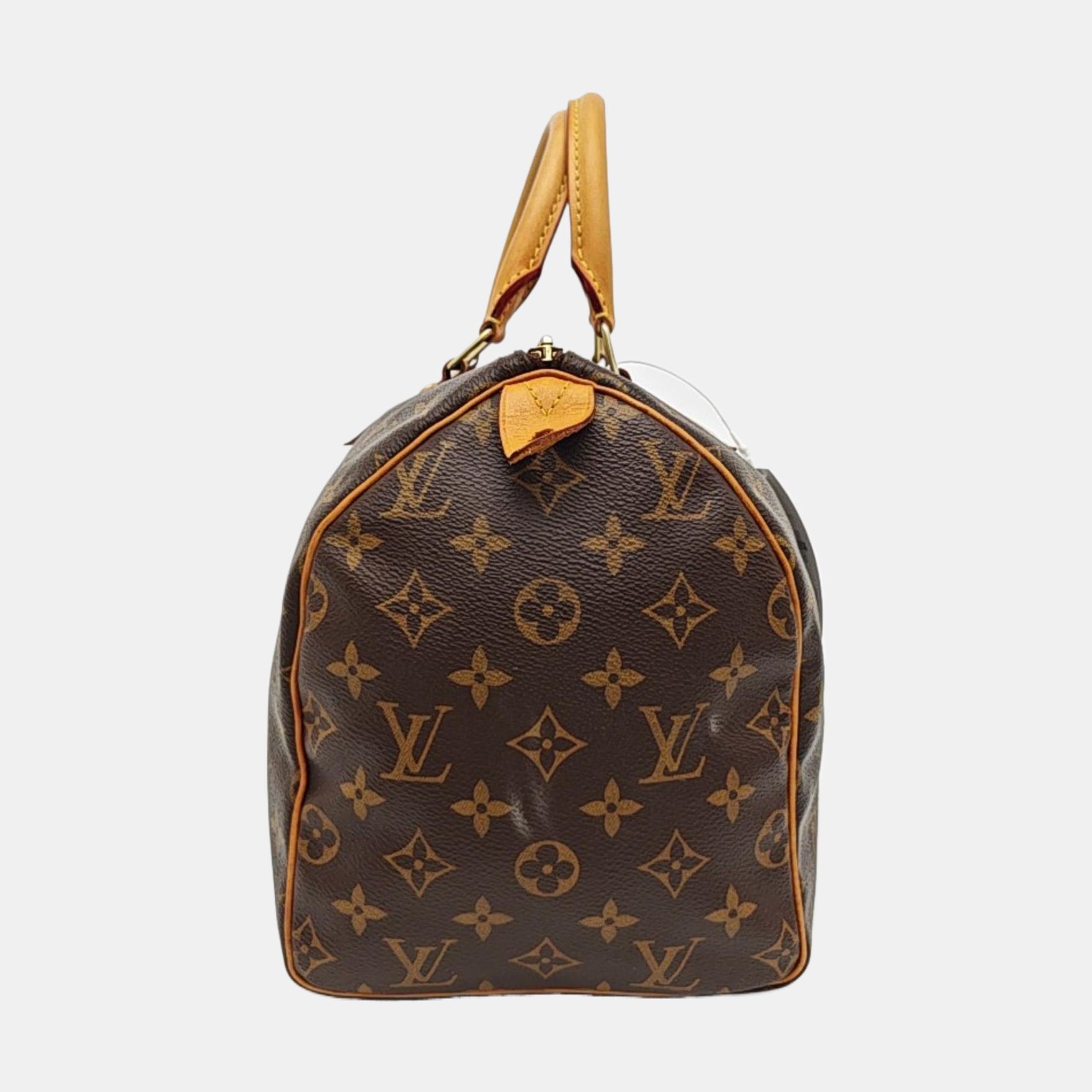 SPEEDY 30 Monogram Coated Canvas Brown