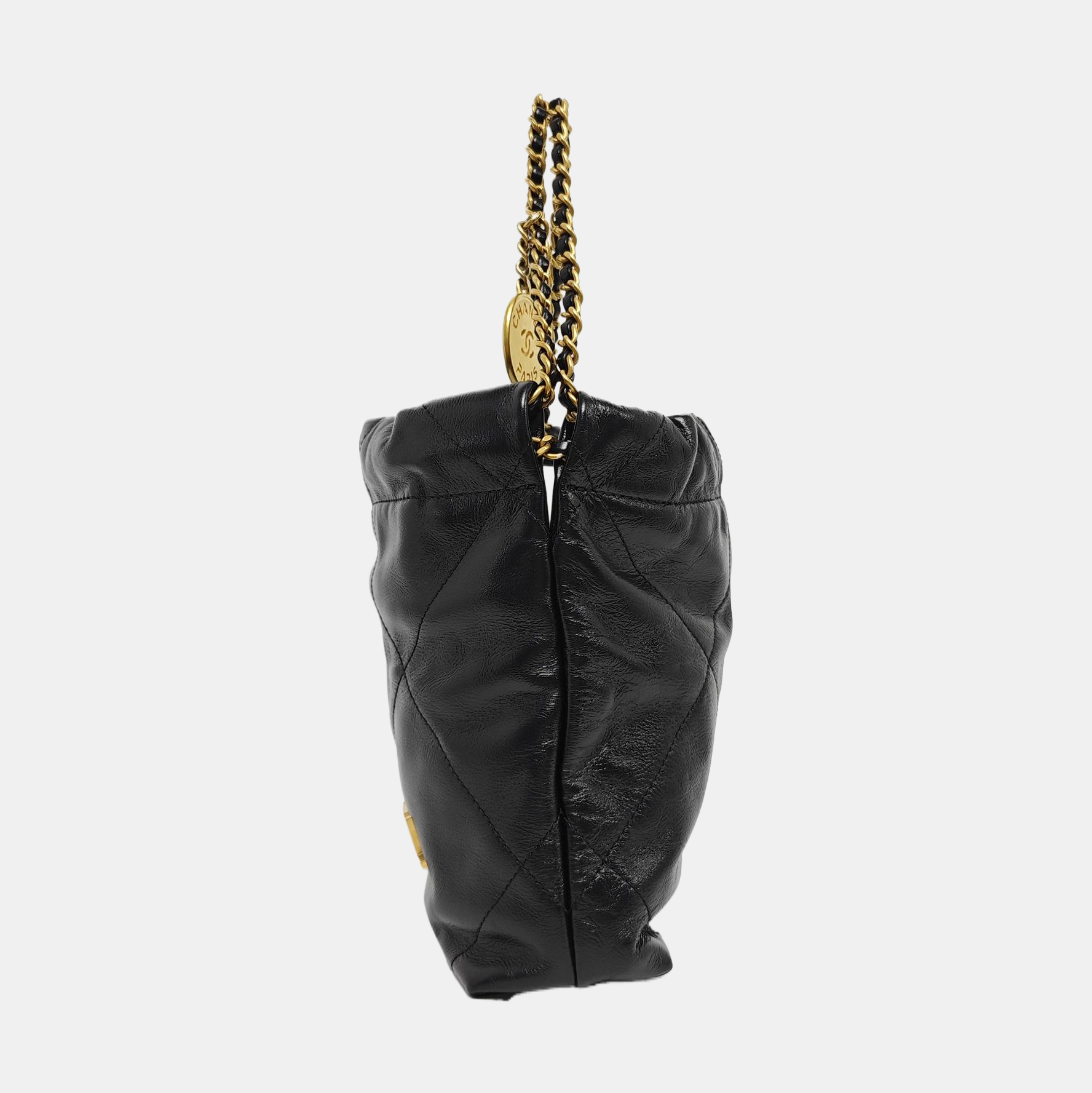 CHANEL 22 Mini Quilted Calfskin Black