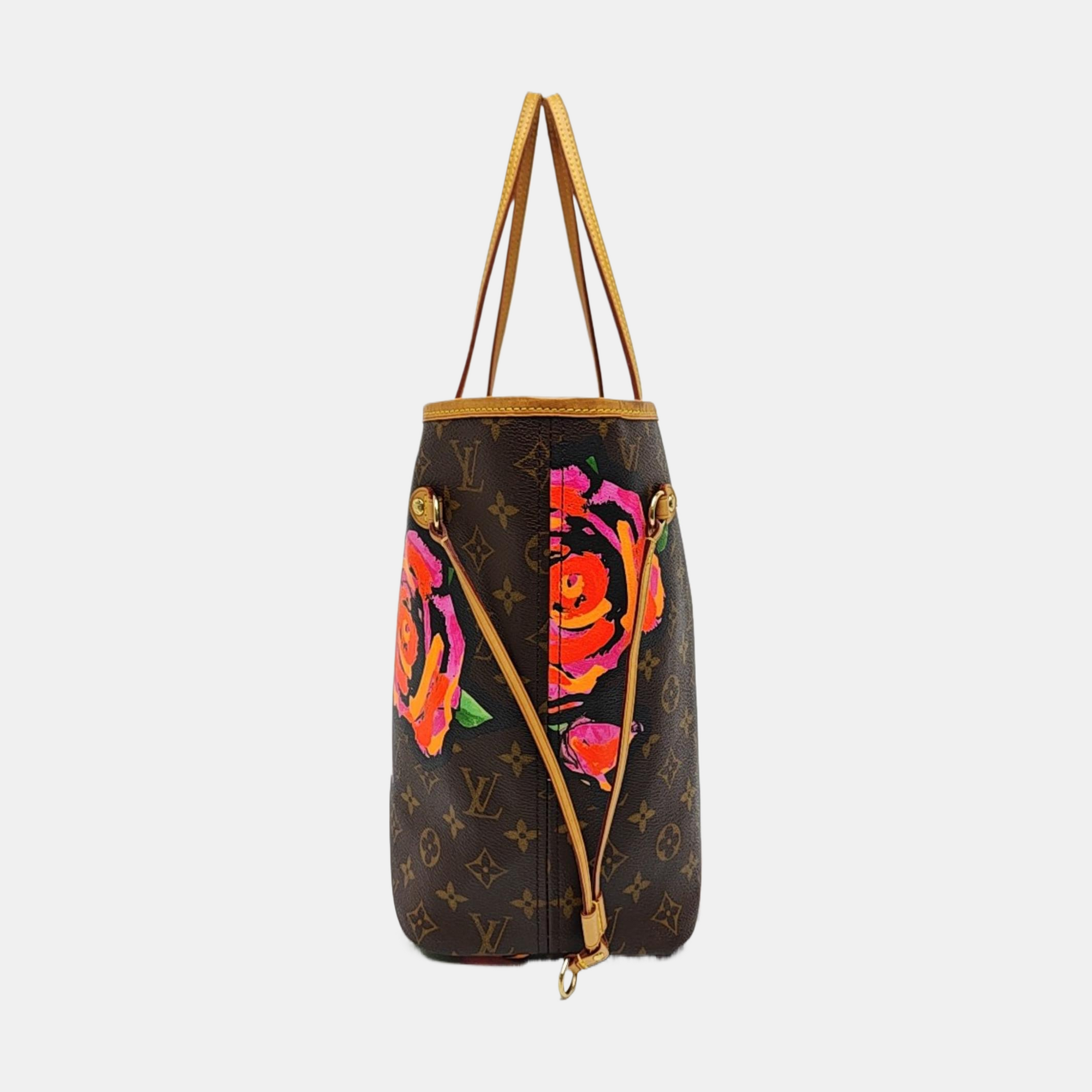 NEVERFULL MM Monogram Coated Canvas Brown