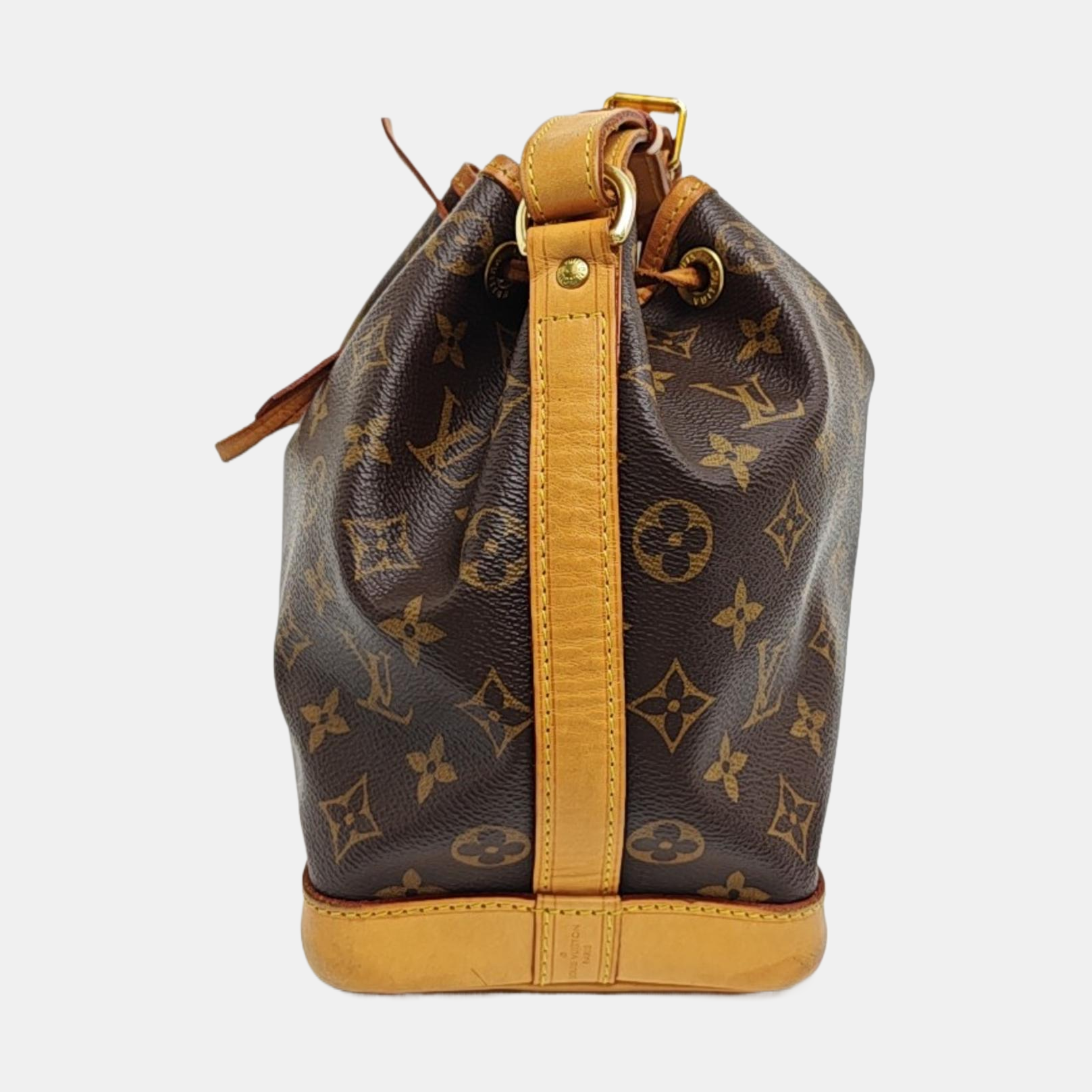 NOÉ BB Monogram Coated Canvas Brown