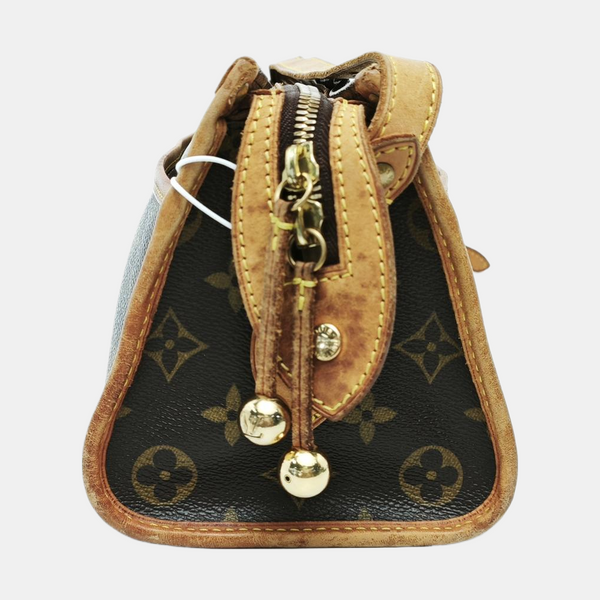 POPINCOURT Monogram Coated Canvas Brown