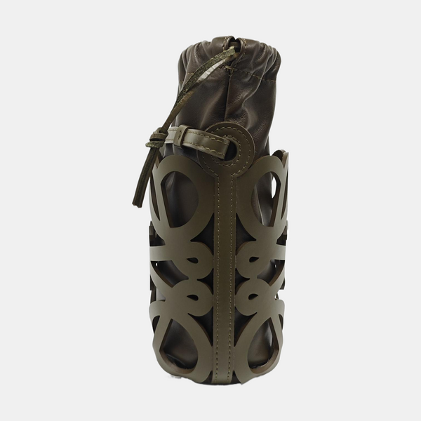 Anagram Monogram Lambskin Green