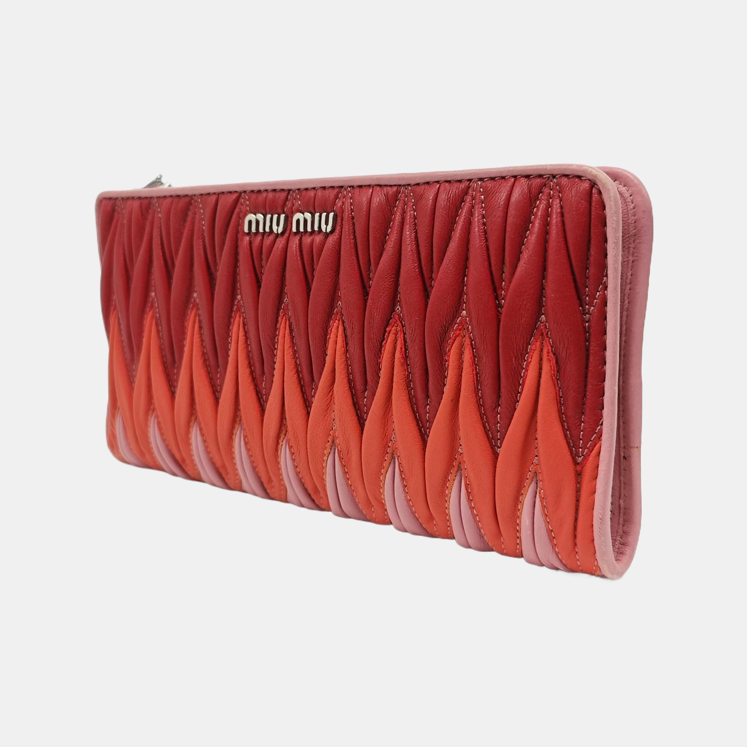 Quilted Lambskin Wallet Multicolor