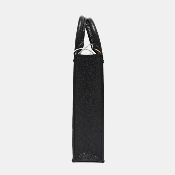 SAC PLAT Mini Monogram Calfskin Black