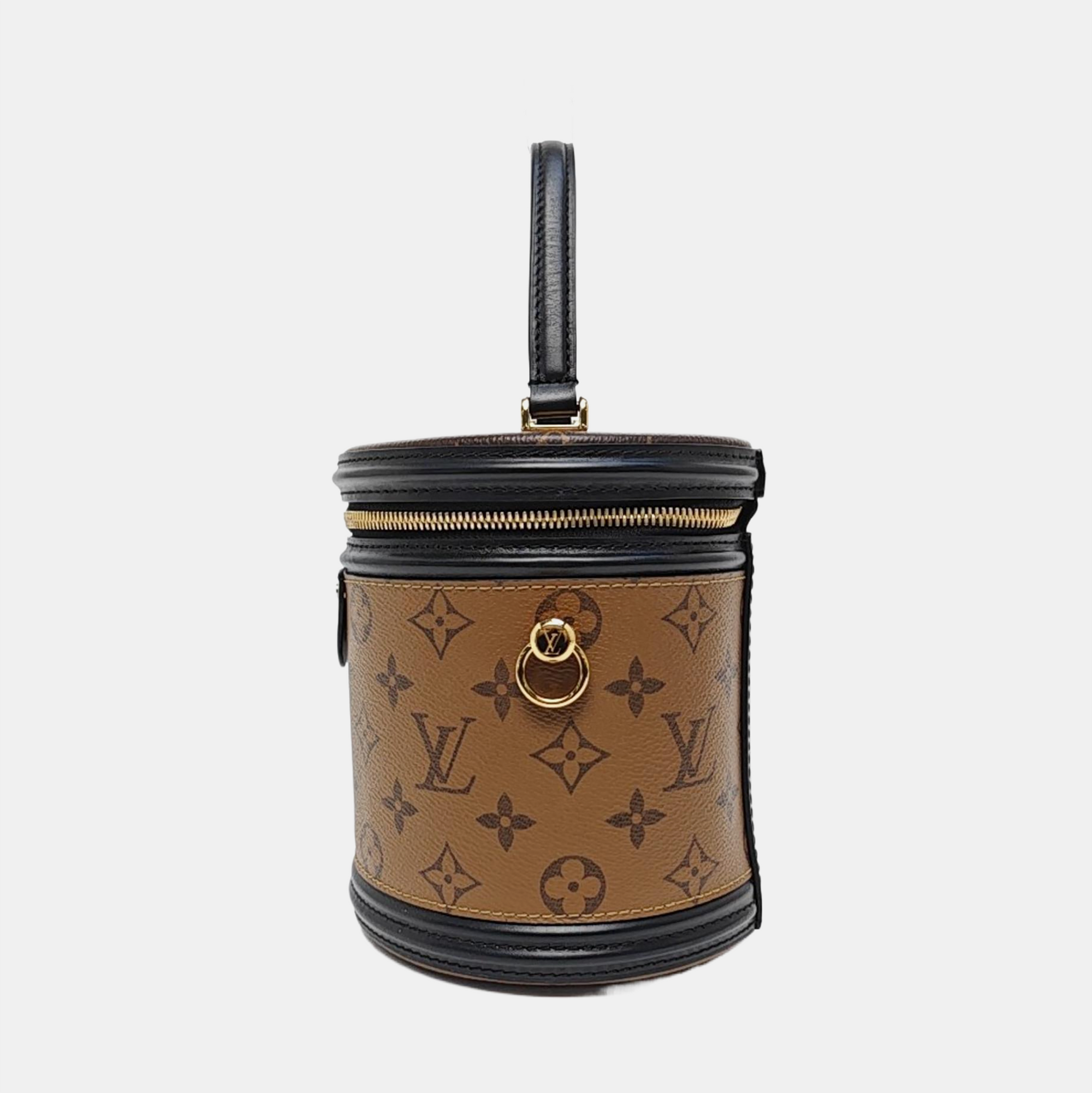CANNES PM Monogram Coated Canvas Brown
