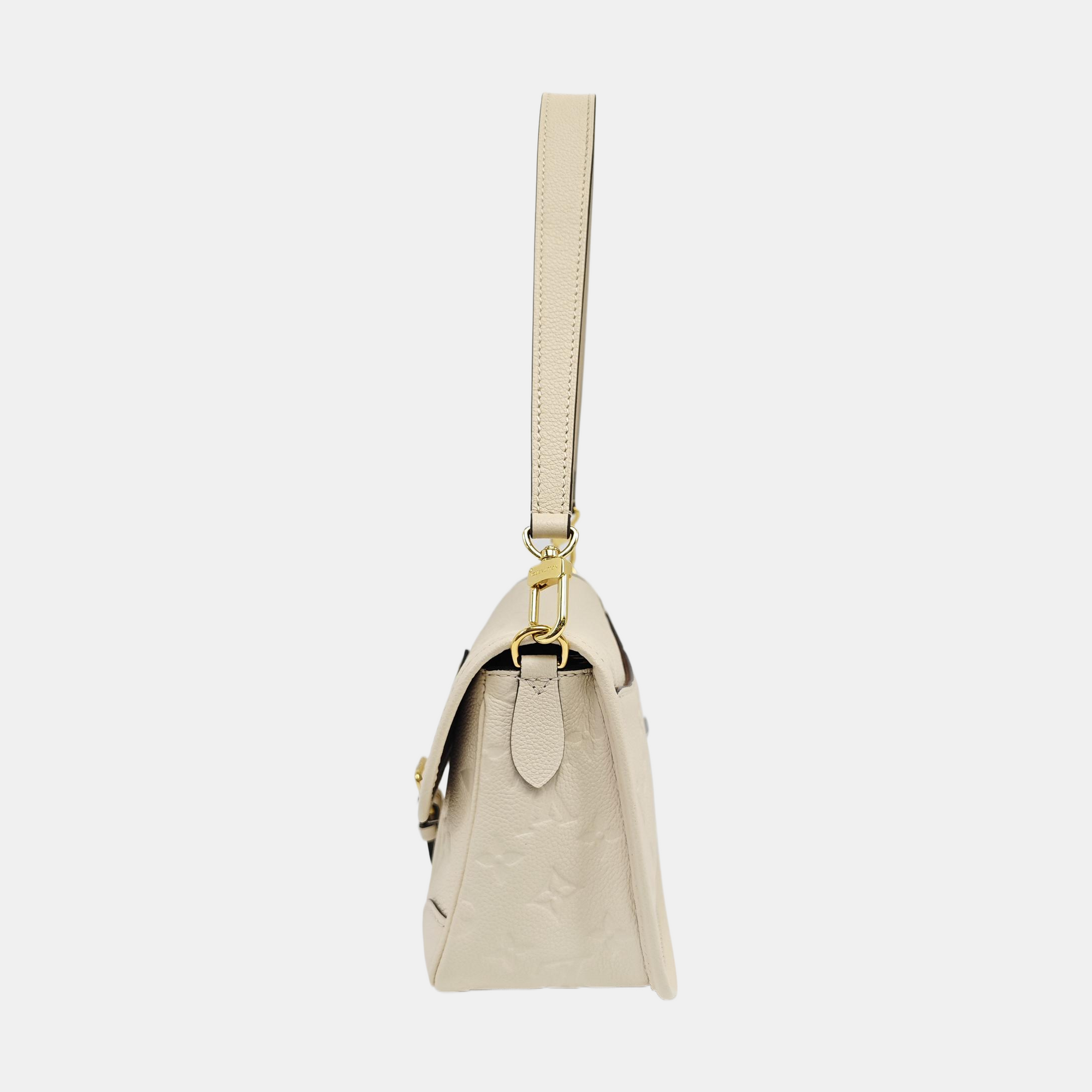 DIANE Monogram Calfskin Beige