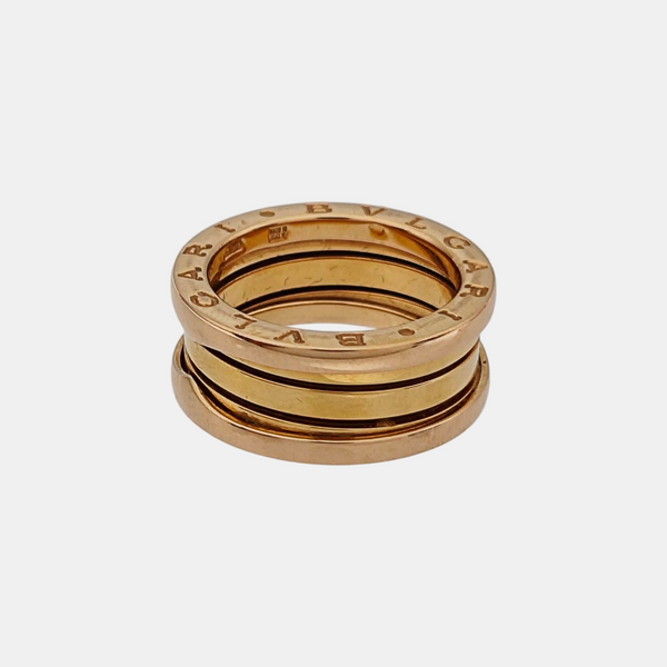 B.ZERO1 18k Rose Gold Ring EU 52