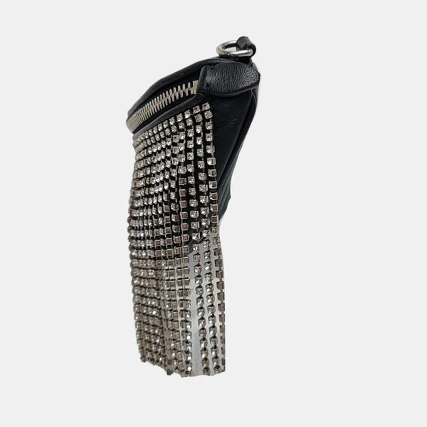 Fringed Lambskin Black