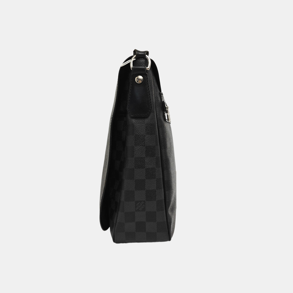 DANIEL MM Damier Graphite Coated Canvas Gray