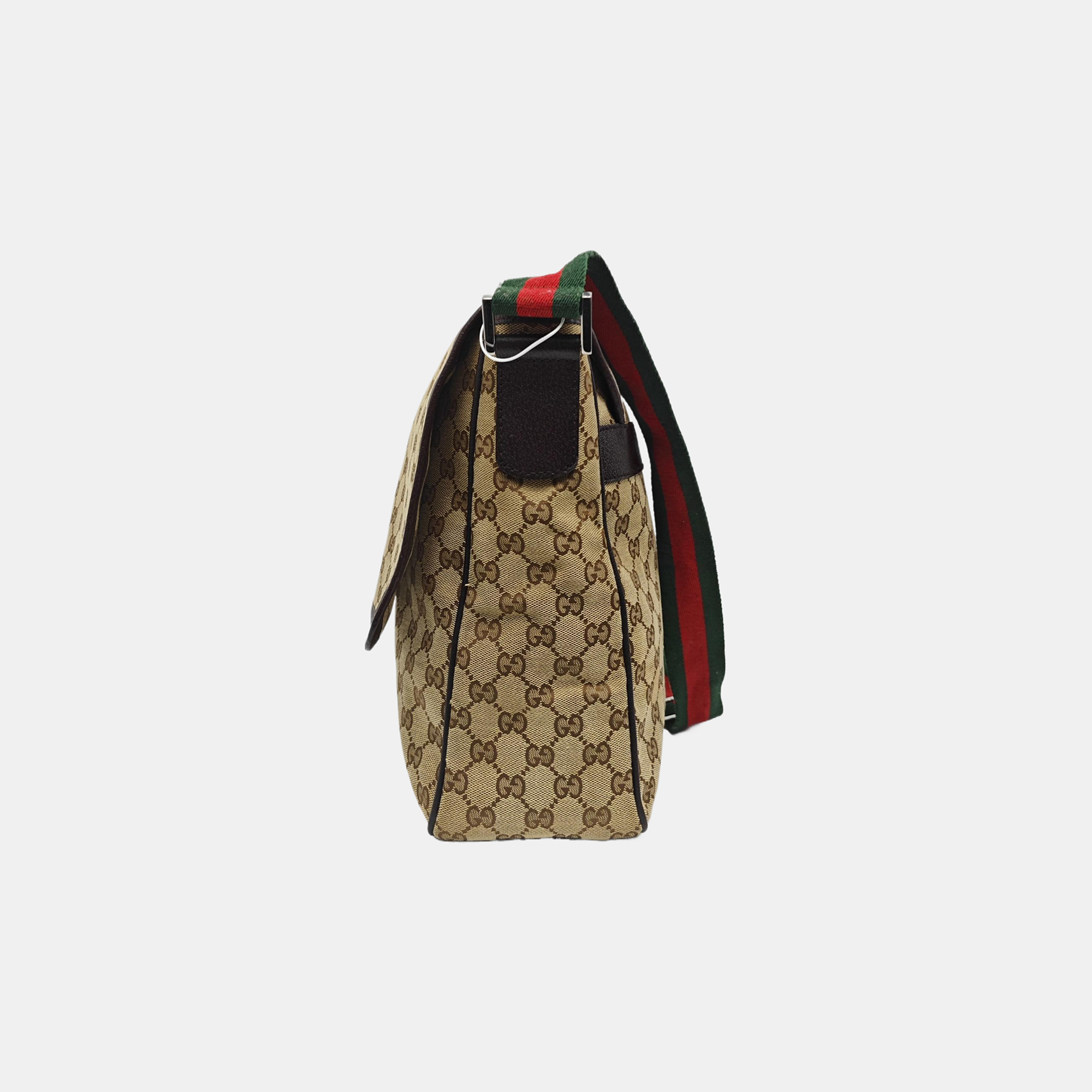 GG Messenger Monogram Canvas Beige