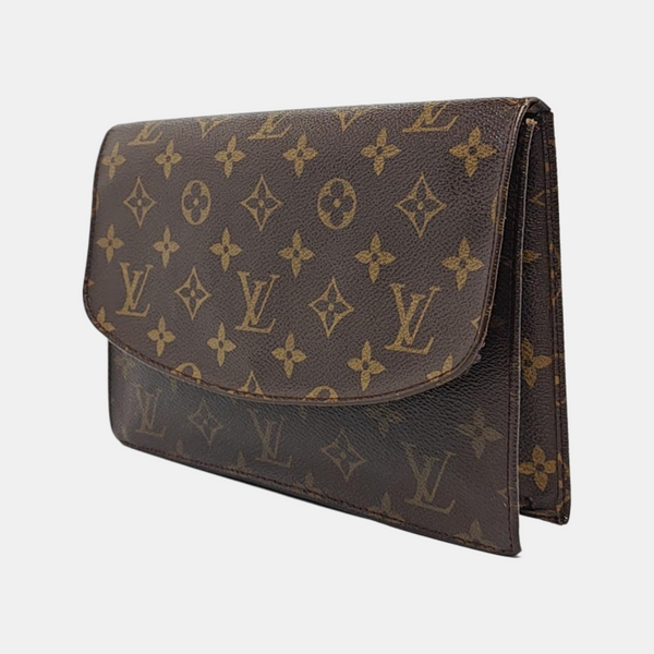 POCHETTE RABAT Monogram Coated Canvas Brown