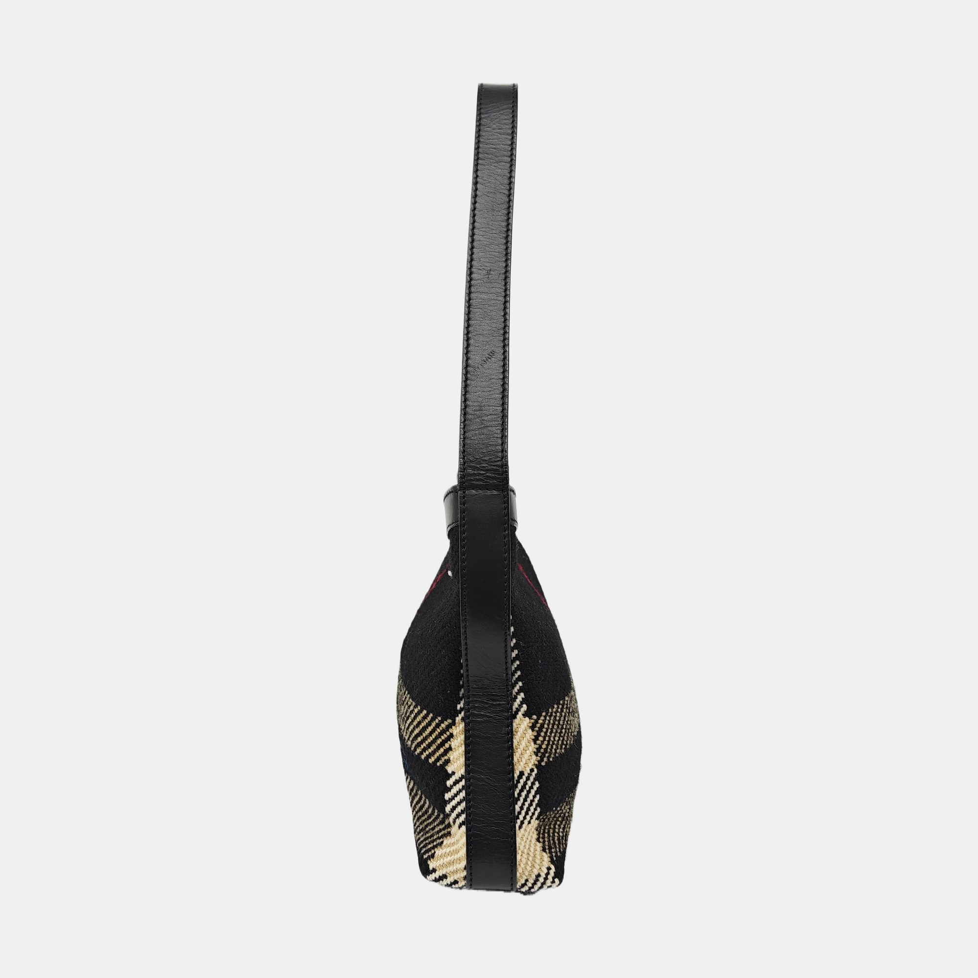 Fabric Shoulder Bag Black