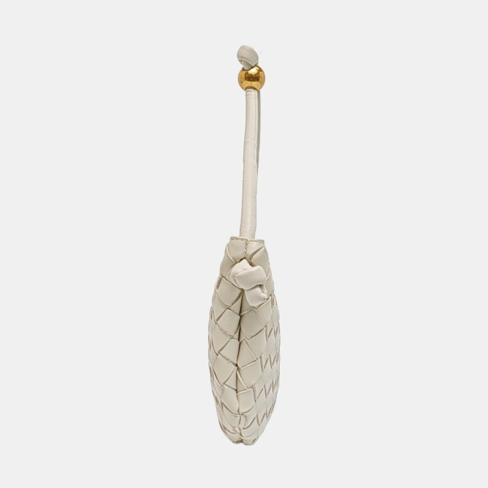 Lambskin Top Handle Bag White