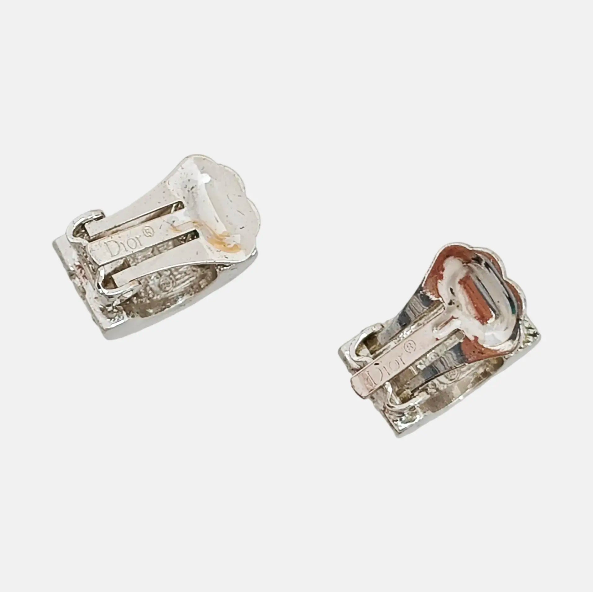 Metal Silver Clip On Earrings