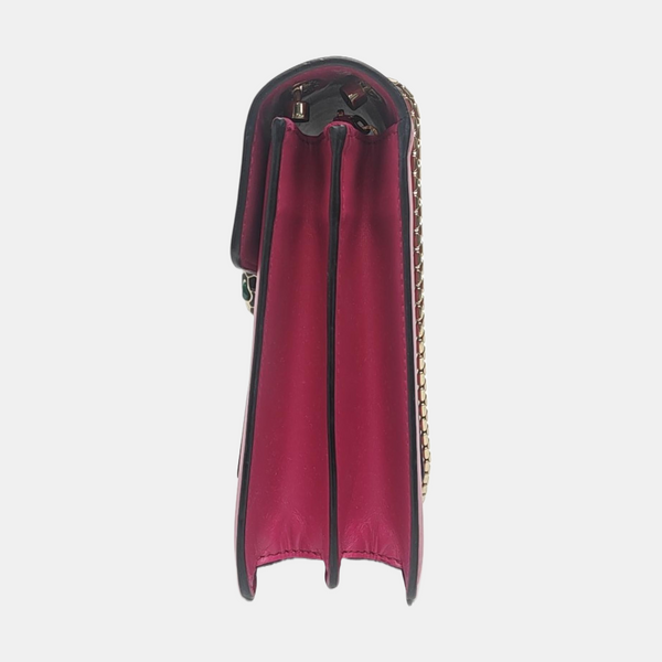 SERPENTI FOREVER Medium Calfskin Red