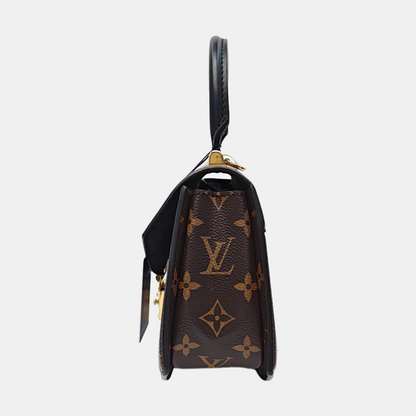 Monogram Coated Canvas Shoulder Bag Super Mini Brown