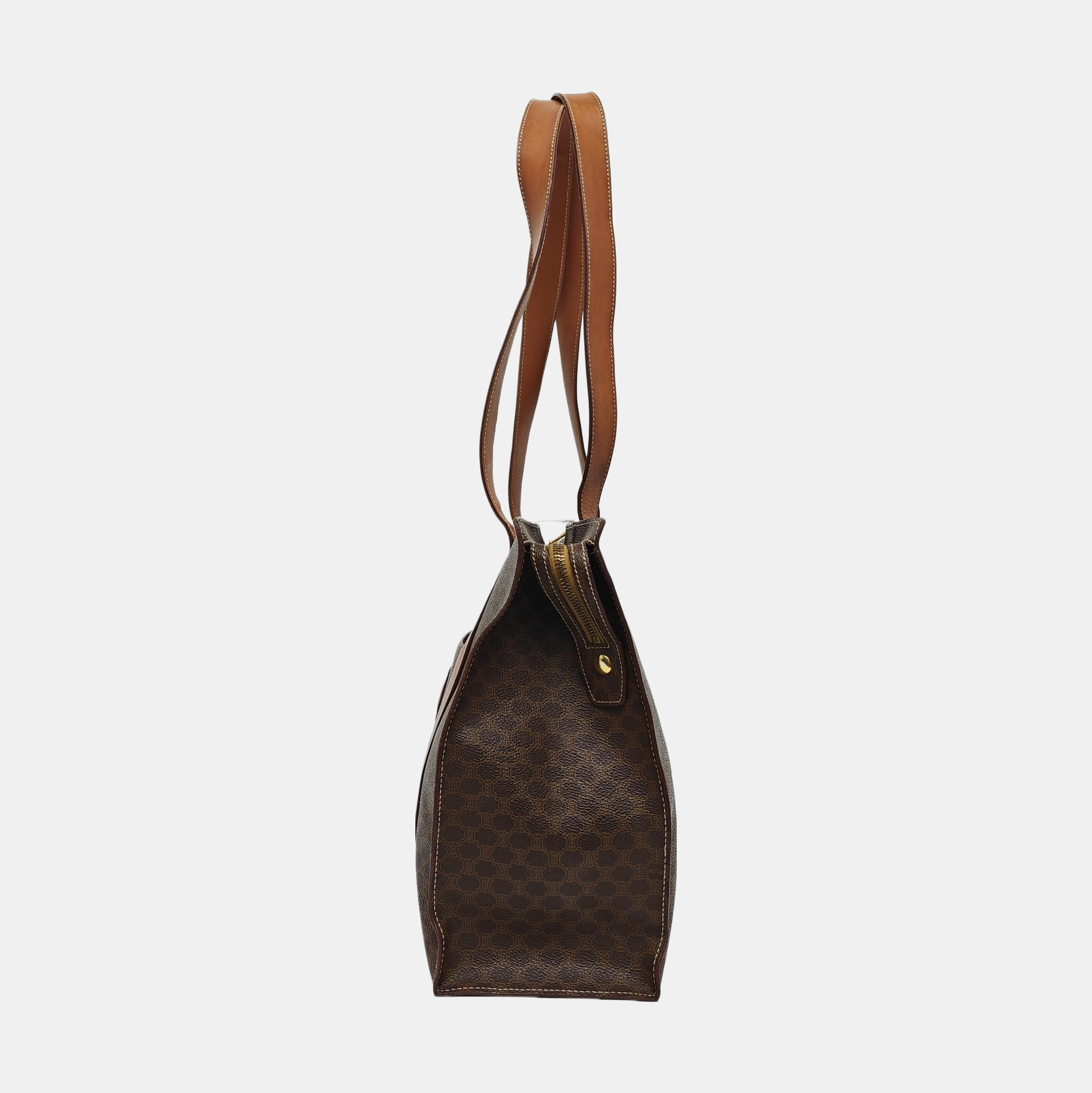 MACADAM BOSTON Coated Canvas Brown