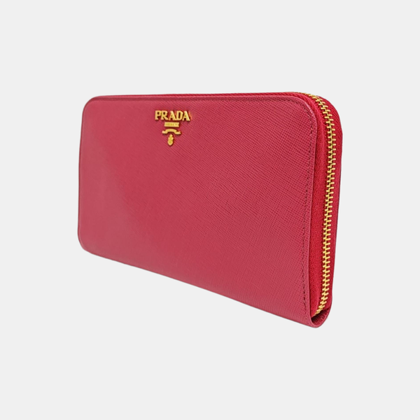 Saffiano Calfskin Wallet Pink