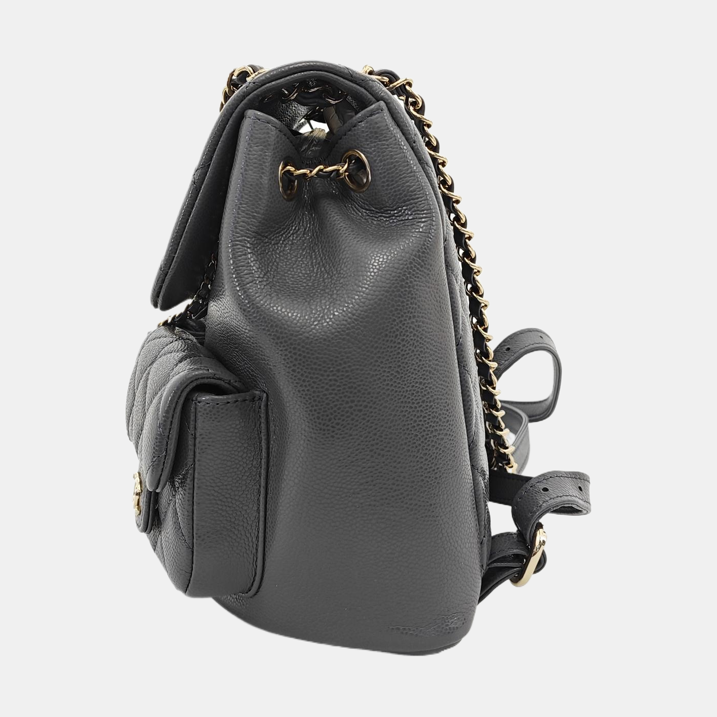 DUMA Quilted Calfskin Gray