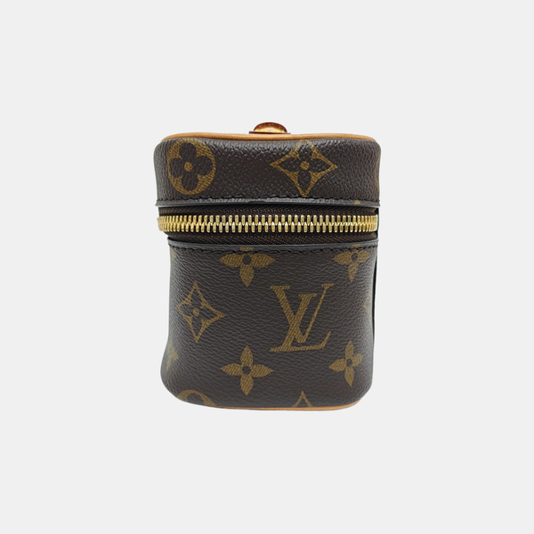NICE Super Mini Monogram Coated Canvas Brown