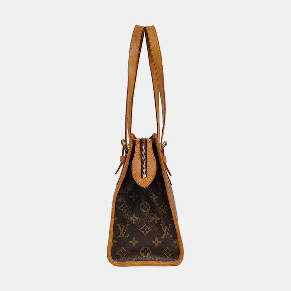 POPINCOURT Monogram Coated Canvas Brown