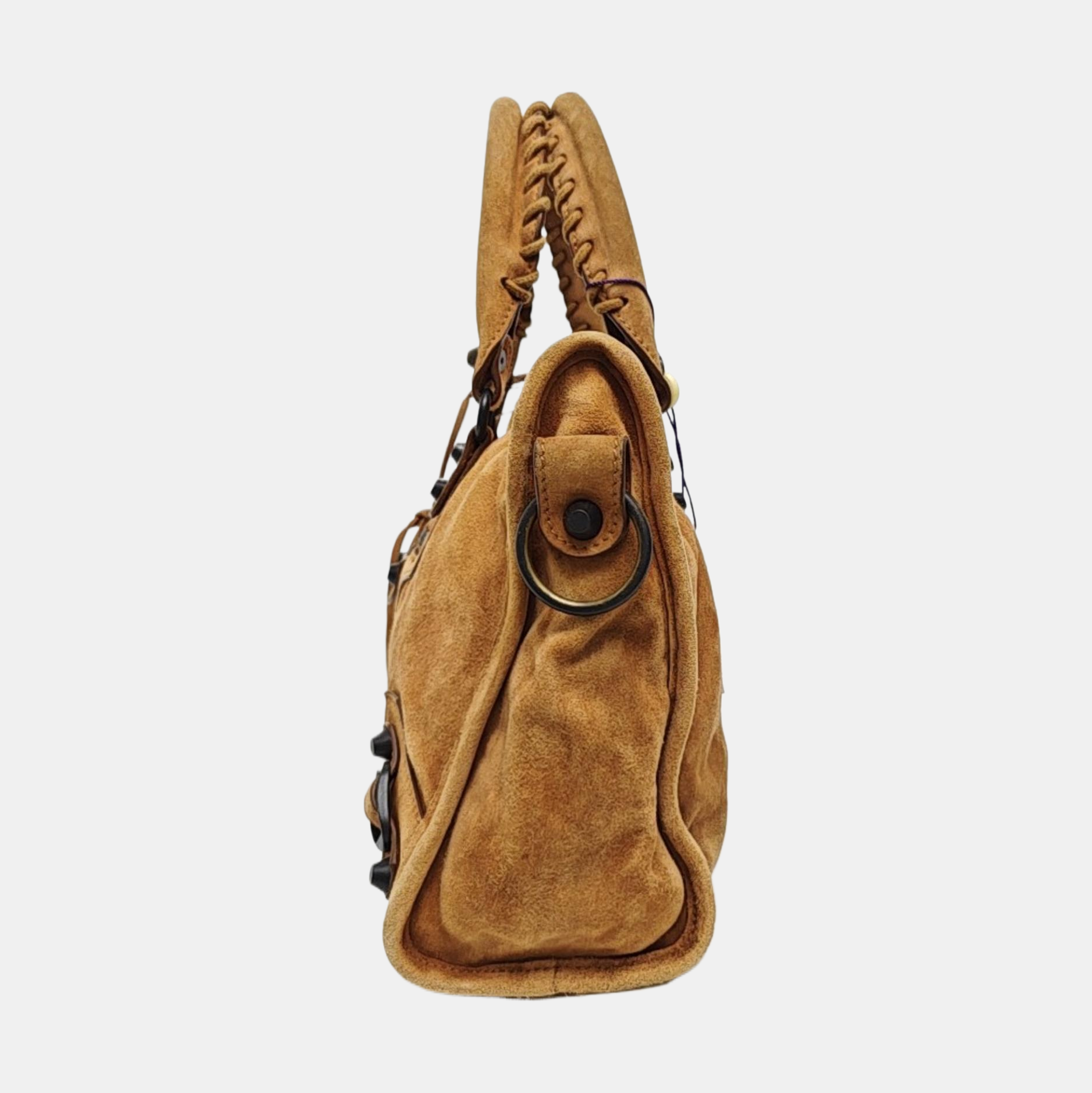 LE CITY Small Suede Brown