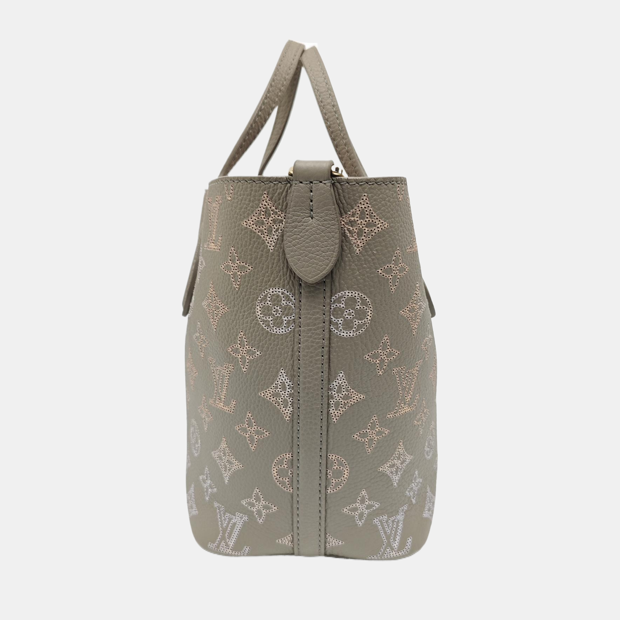 BLOSSOM PM Monogram Calfskin Gray