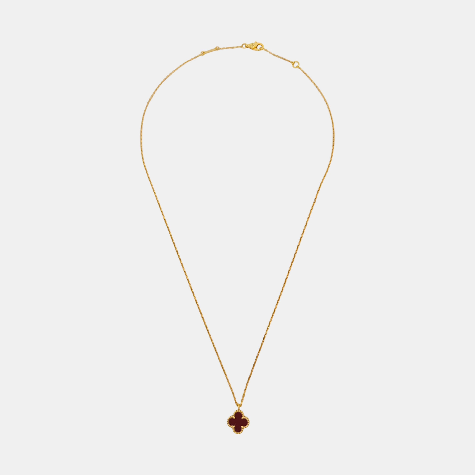Sweet Alhambra 18k Rose Gold Necklace